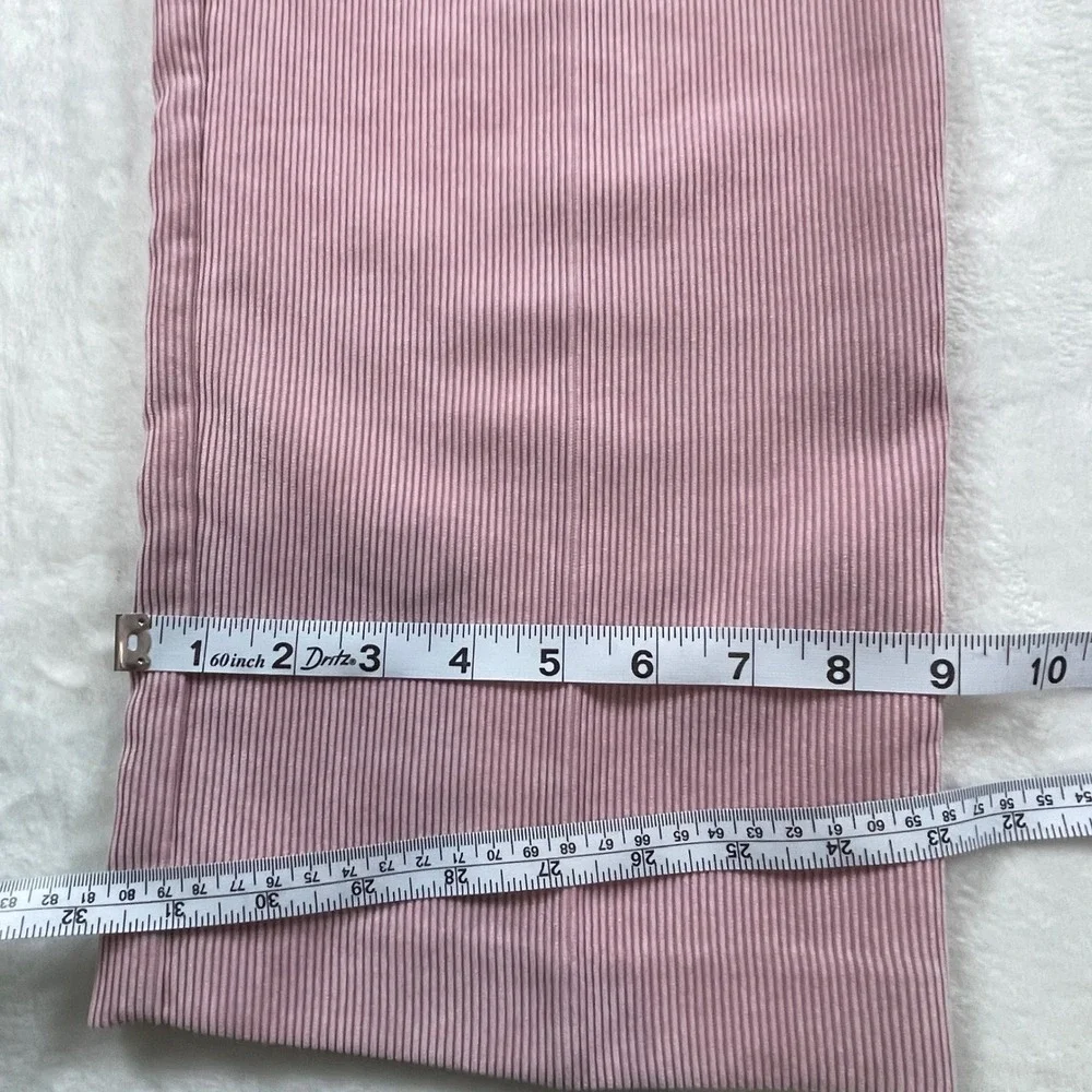Alfred Dunner‎ Mauve Pink Corduroy Zip Jacket and Pants Set Womens 14
